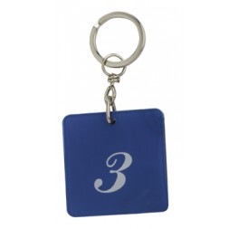 Porte-clés carré altuglass numéro